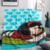 1Pc Mafalda Print Flannel Blanket, High Quality Comfortable for All Seasons, Home Decor, Warmth and Comfort, Perfect for Gifts