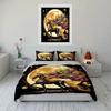 "Golden Moon Horse Decor Set" Soft Comfortable Duvet Cover Bedding Set Included 1*Duvet Cover & 2*Pillowcases gift