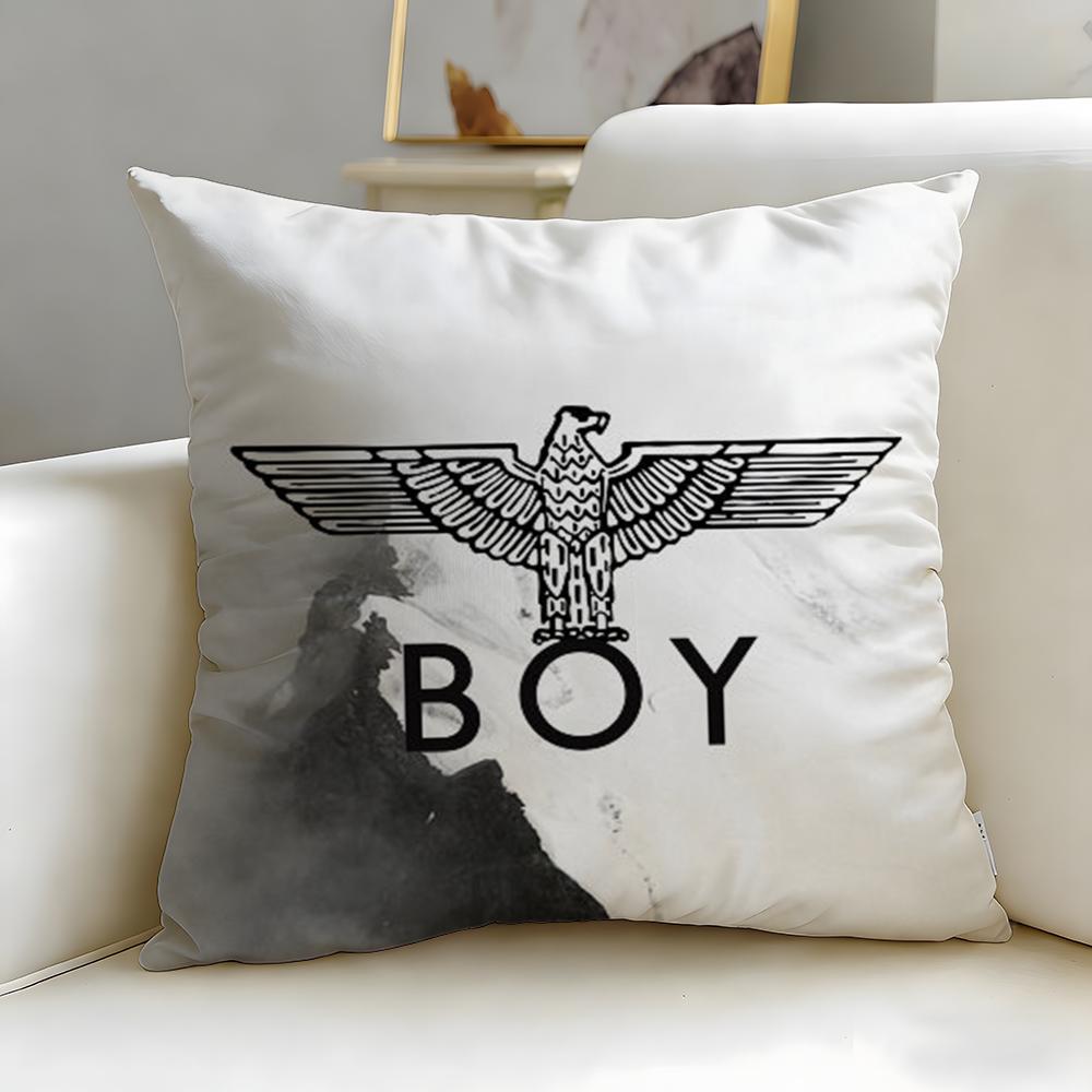 classic fashion brand BOY LONDON Cushion Cover Soft & Easy-Wash Pillow Case – Versatile for Couch, Bed, Travel and Office
