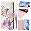 For Itel A49 Play A58 Lite A90 A95 City 100 Power 70 4G 5G Painted Case Leather Wallet Card Slots Flip Cover Cellphone Casing Shell