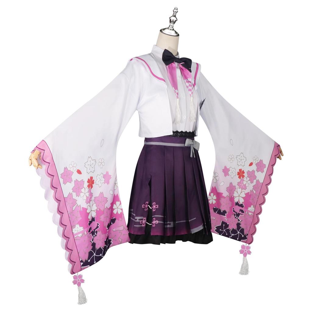 Kusanagi Nene Cosplay Costume - World Project Anime Role-Playing Outfit
