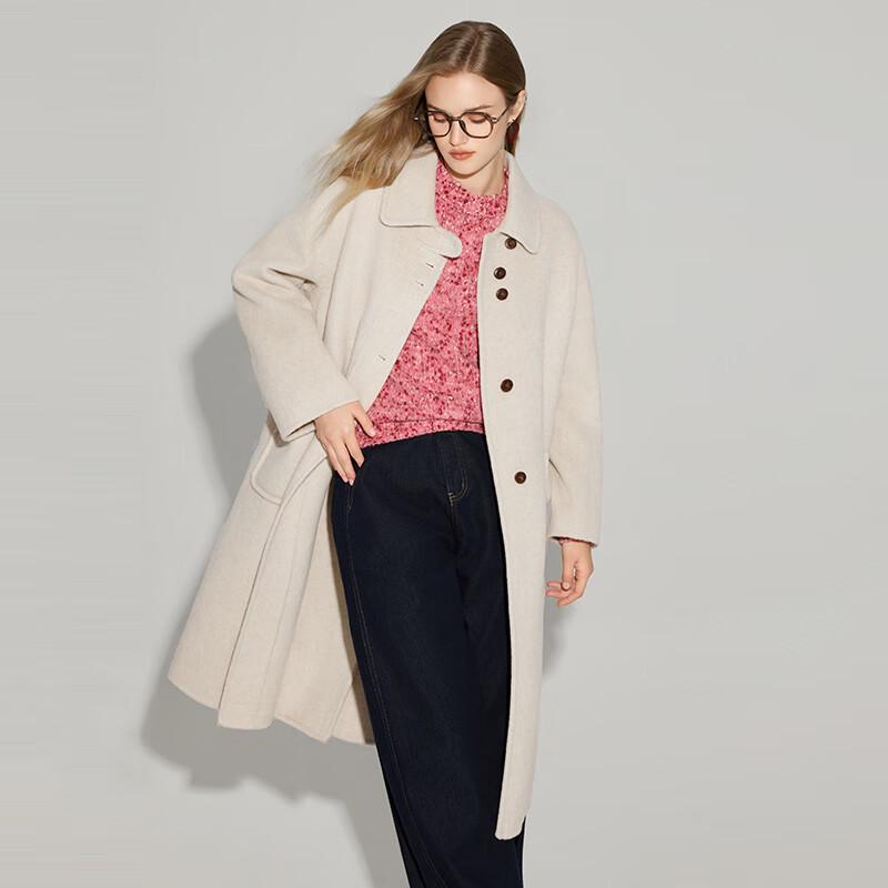 Women's Elegant Double-Sided Wool Coat