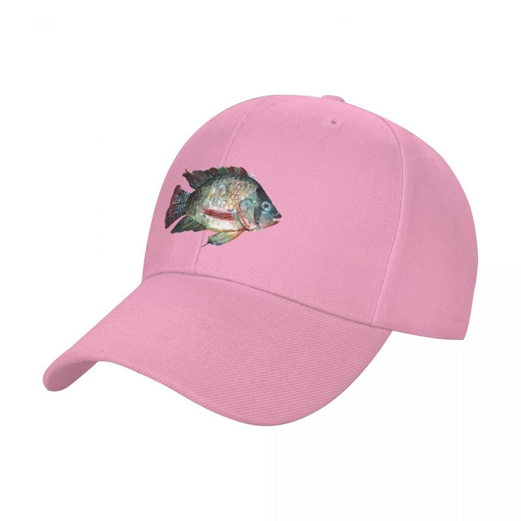 Tilapia Baseball Cap Hat Man For The Sun Sunhat Snapback Cap Woman Hats Mens
