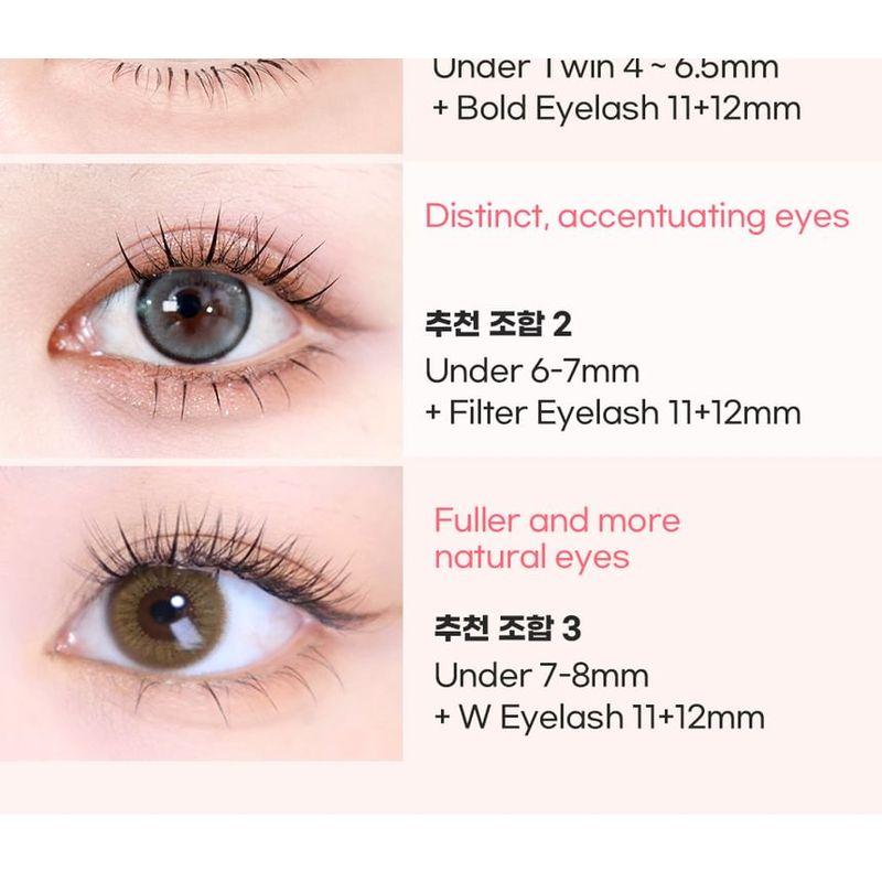 CORINGCO Toktok-Hara Filter Eyelash Under - 3 Types