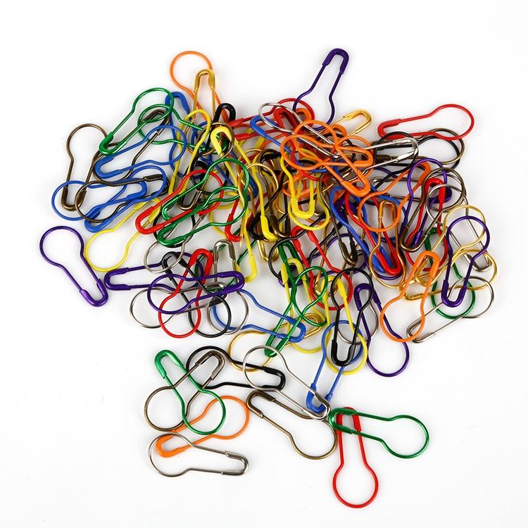 

100 шт. Разноцветные маркеры петель для вязания и крючком, Прочные металлические булавки для шитья, рукоделия, DIY-проектов, Идеальны для организации ниток и пряжи 100pcs