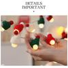 LED String Lights Christmas Flashing Lights Christmas Hat Lights String Christmas Atmosphere Pendant Lights Wholesale Christmas