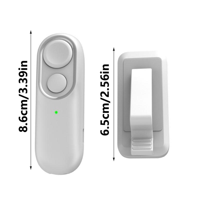 Ergonomic White Page Turning Remote Control Suitable for E Readers Tablets Enhances Reading Comfort Easy Page Navigation