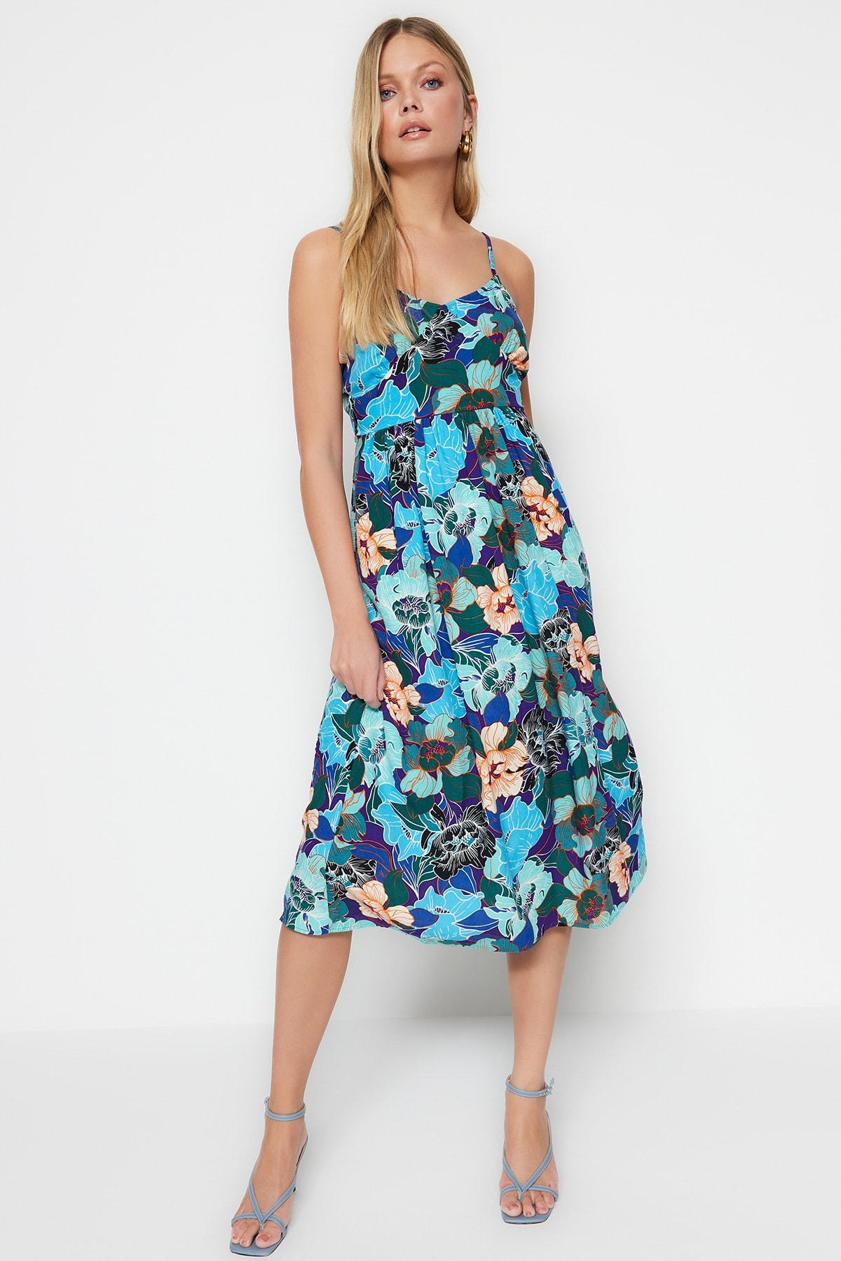 

Платье - Темно-синий - А-силуэт