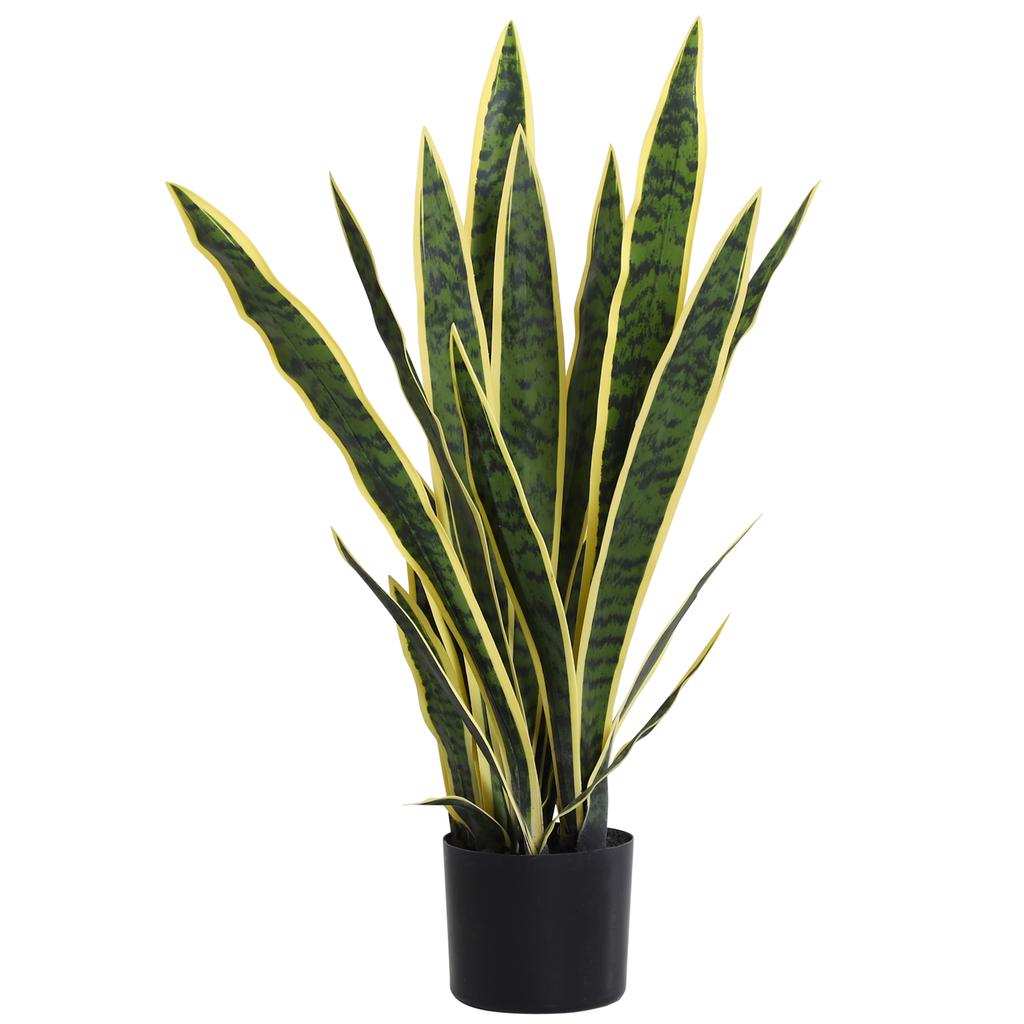 Künstliche Bogenhanf Pflanze Groß 77 cm Künstliche Pflanze im Topf für Wohnzimmer Geschenk