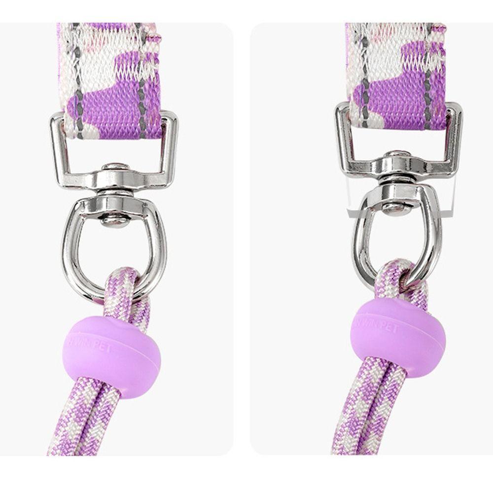 Anti-Pull Dog Harness and Leash Adjustable P Chain Leash Dog Collar Leash  Daily Use