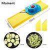 Vegetable Slicer and Vegetable Julienne with Hand Protector Handheld Vegetable Chopper for Speedy Slicing of Fruit and Vegetable