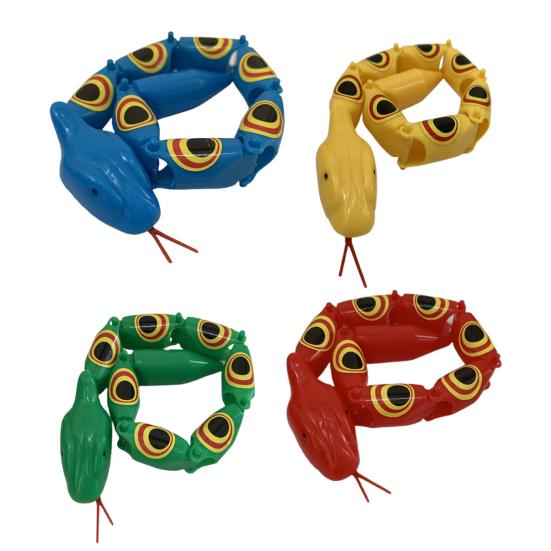 Twisted Jointed Snake Nostalgic Lightweight Plastic Funny Joint Snake Prank Toy for Fun