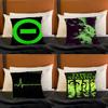 TType O NNegative Pillow Case Plush Pillow Cases Home Decoration Pillow Cover for Sofa Bed Chair Living Room