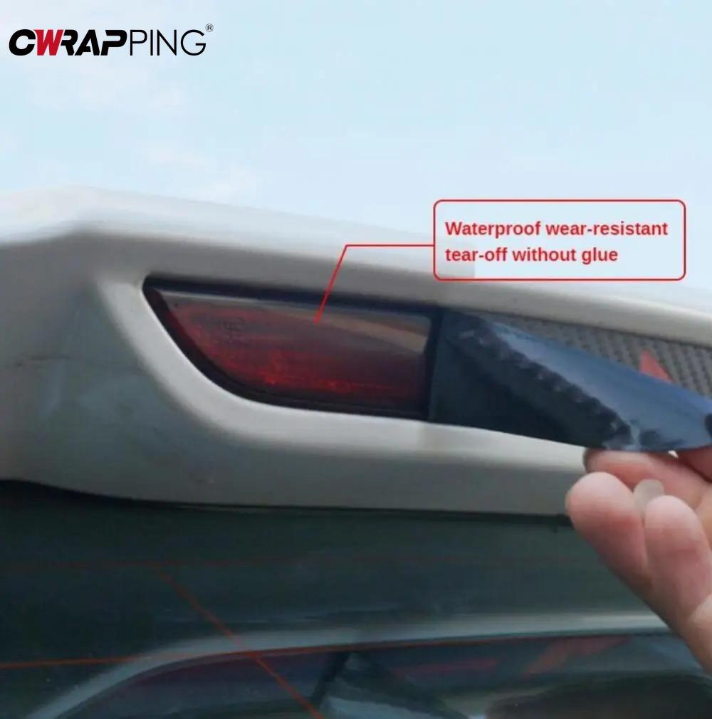 1Pcs Car Personality Brake Tail Light Sticker Eagle Eye Auto Light Hawkeye Styling Decorate Sticker for Chery Tiggo 7 Stickers