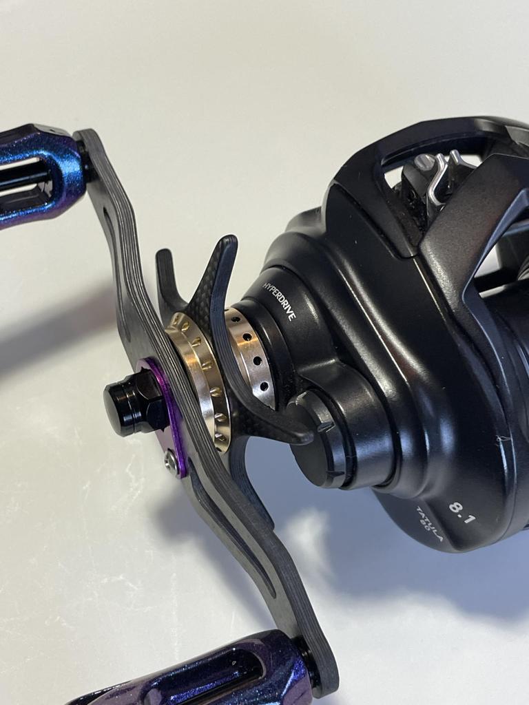 Carbon Star Drag for Daiwa Aluminum Compatible with Daiwa Reels, Construction, Ultra-lightweight 6.7g, Ambidextrous, Steez, Zillion, Alphas, Tatula,