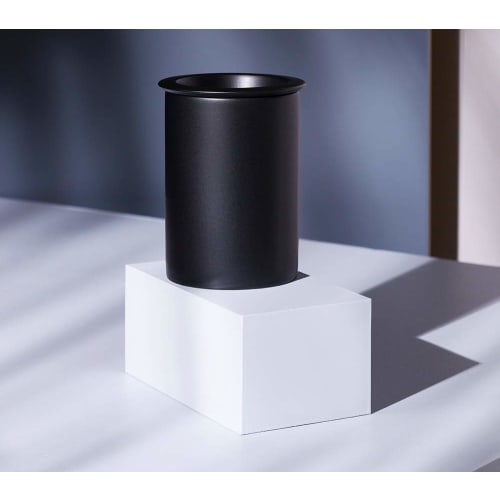 cores Coffee Canister, Porcelain, 200g, C820BK, by a Long-Established Manufacturer, Highly Airtight, Flavor-Enhancing, Simple Design