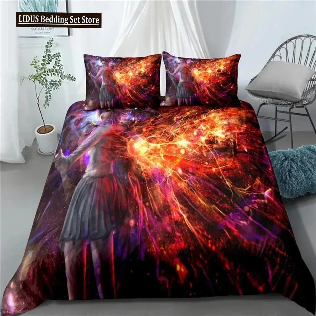 Anime Tokyo Ghoul 3D Printed Bedding Set Duvet Covers Pillowcases Comforter Bedding Set Bedclothes Bed