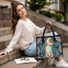 Bohemian Moon Crystal Pattern Tote Bag Casual Daily Use