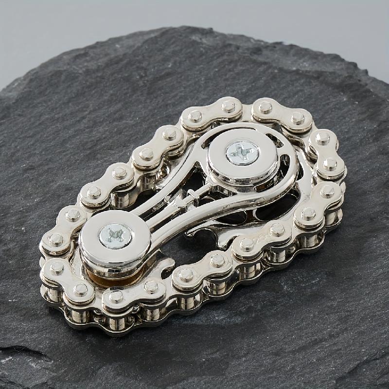 Sprockets Flywheel Fingertip Gyro Fidget Spinner Antistress Anxiety Metal Bike Chains EDC Spinner Fidget Toys For Adult Kids New