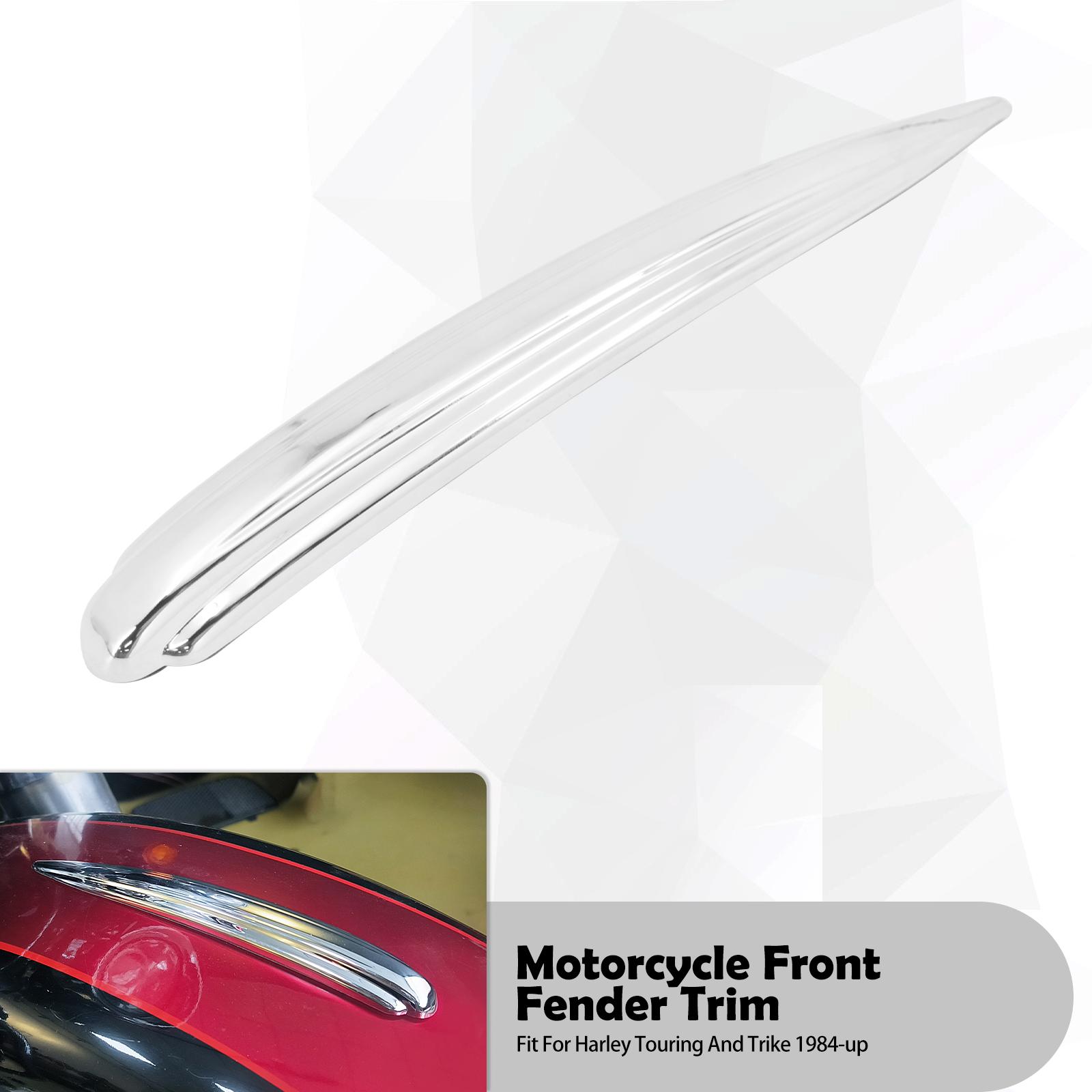 

Хромированная накладка на переднее крыло мотоцикла для Harley Softail FLHC FLDE 2018-2025 Touring Street Road Glide FLHX FLTRX FLHR 1984-23 ABS