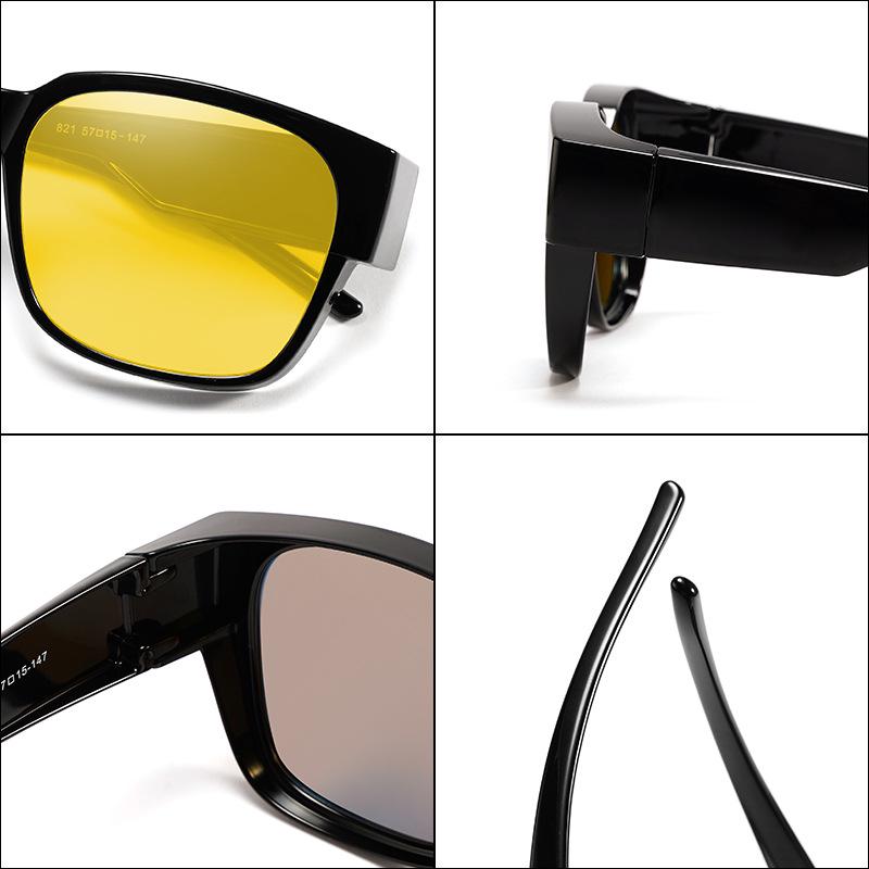 High-End Polarized Sunglasses Set: Men's Night Vision & Women's Anti-Blue Light Glasses