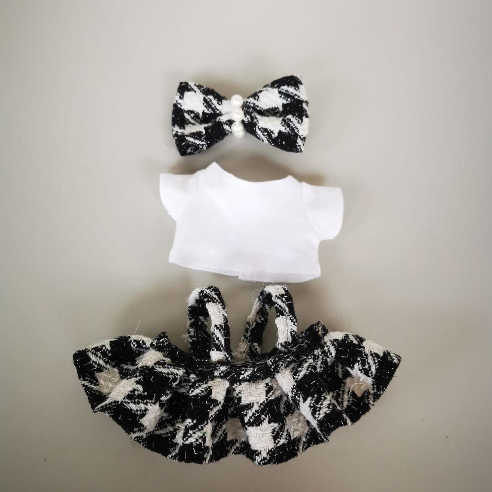 

Lattice Labubu Doll s Clothes Strawberry Plush Dolls Clothes Cotton Doll Accessories Style 3