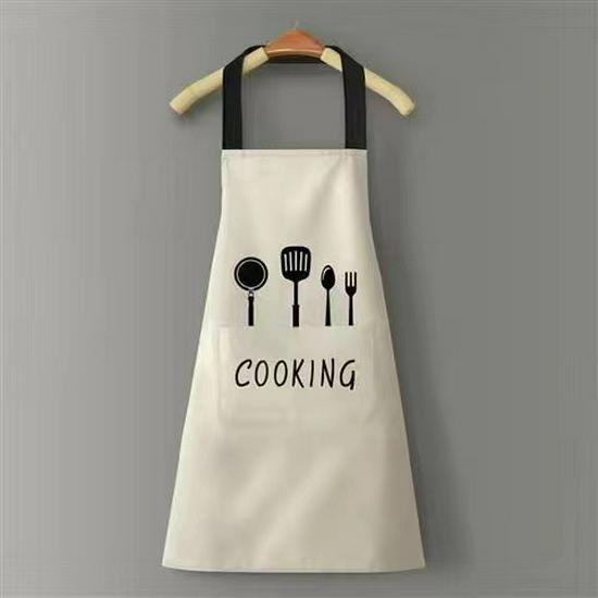 Korean Style Waterproof & Oil-Proof PVC Kitchen Apron