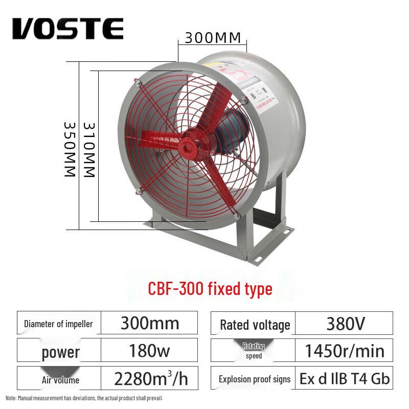 VOSTE CBF Explosion-Proof Axial Flow Fan 350mm