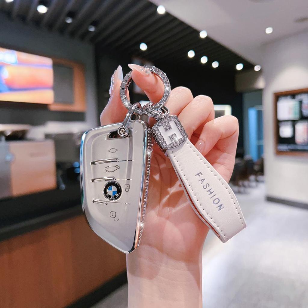 Protective Key Covers for BMW 7 Series, New 5 Series 530/X5/X7, and X6/i5 Minimalist iX.