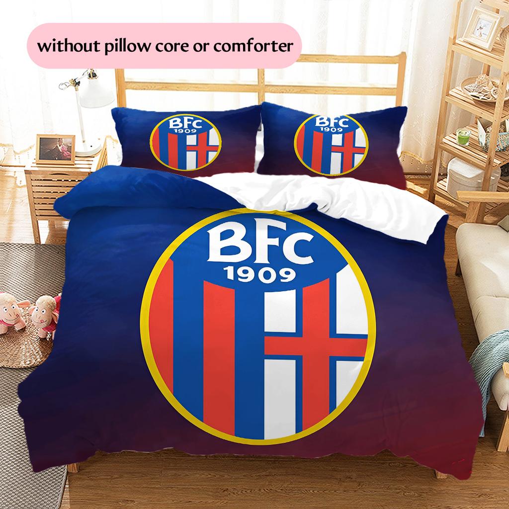 Bologna2 Pattern Bedding Quilt Set Home Decoration Gift (1 * Duvet Cover + 2 * Pillowcase Without Core)