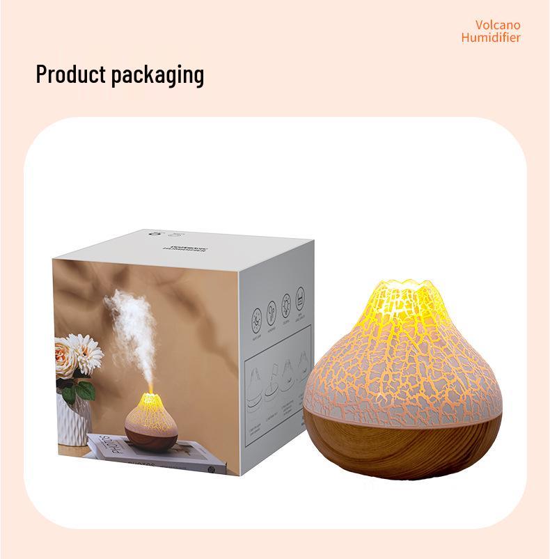 Type-C Flame Effect Mini Humidifier & Aroma Diffuser for Desktop