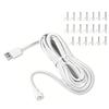 Magnetický napájecí kabel pro kameru Nest Venkovní Vnitřní Odolný proti povětrnostním vlivům Nabíjecí kabel s adaptérem Venkovní nabíjecí kabel