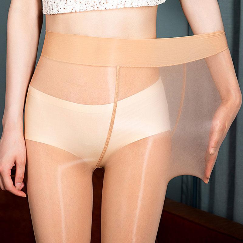 Women's High Oil Content Glossy Horse Oil Stockings Plus Size Thin Breathable Pantyhose Highly Elastic Glossy Sheer Tights Socks