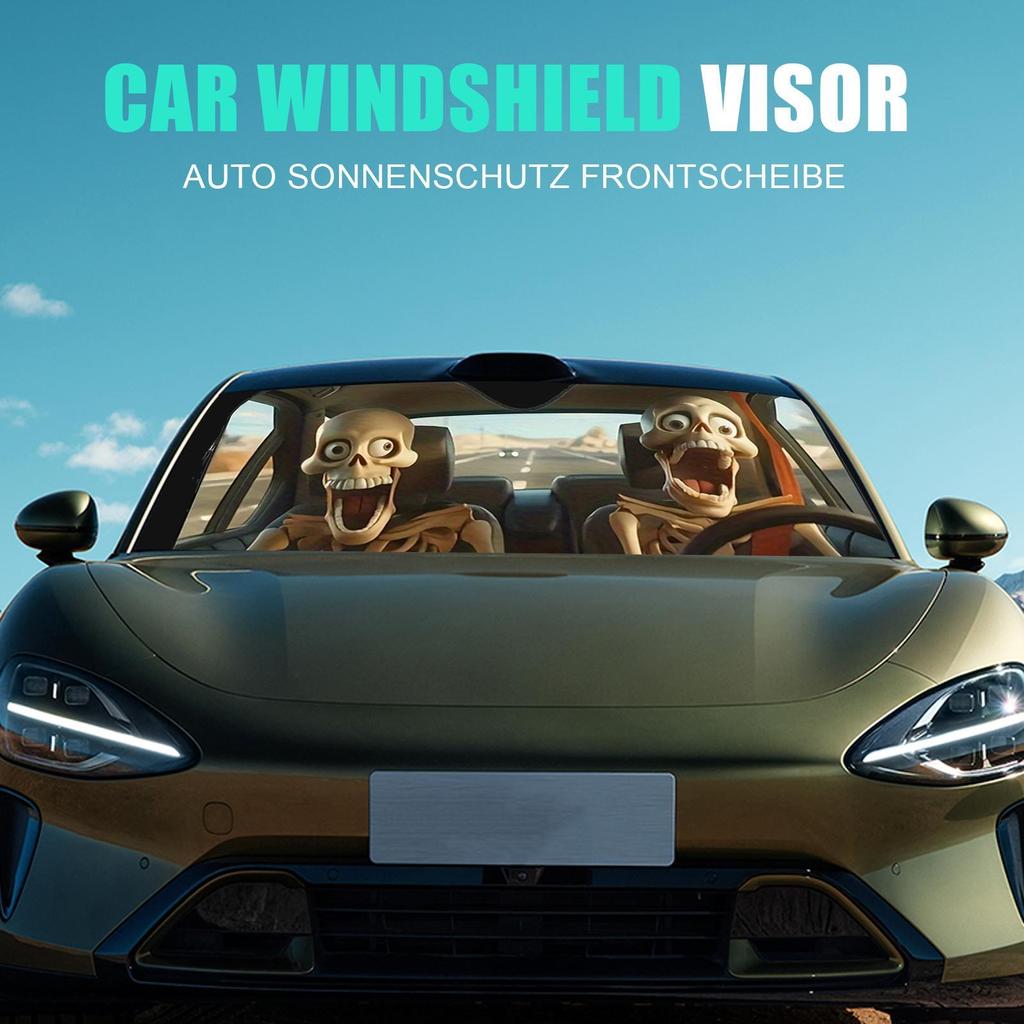 Car Sun Shades Cover Anti-UV Protection Car Window Sunshades Foldable Outdoor Windshield Sunshade Summer Fun Auto Accessories