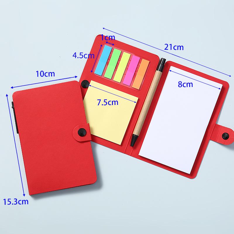 

Transparent Sticky Notes & Kraft Memo Pad with Pen - Reusable, Tear-Off Type, Custom Logo Option 10x15.3cm