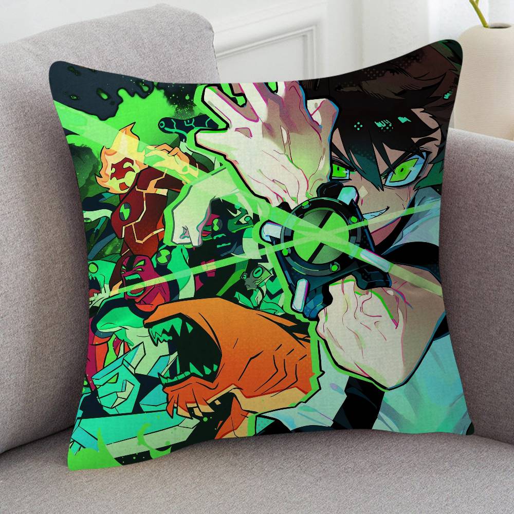 Anime Ben Game For Cartoon Print Peripheral Pillow Case Cushion Cover Home Decor Birthday Gift Pillowcover