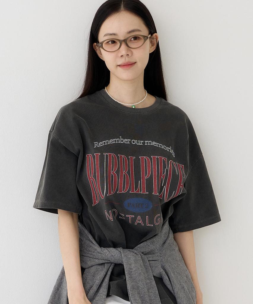 Beobeulpiseu Second Remember Pigment T-Shirt_Charcoal