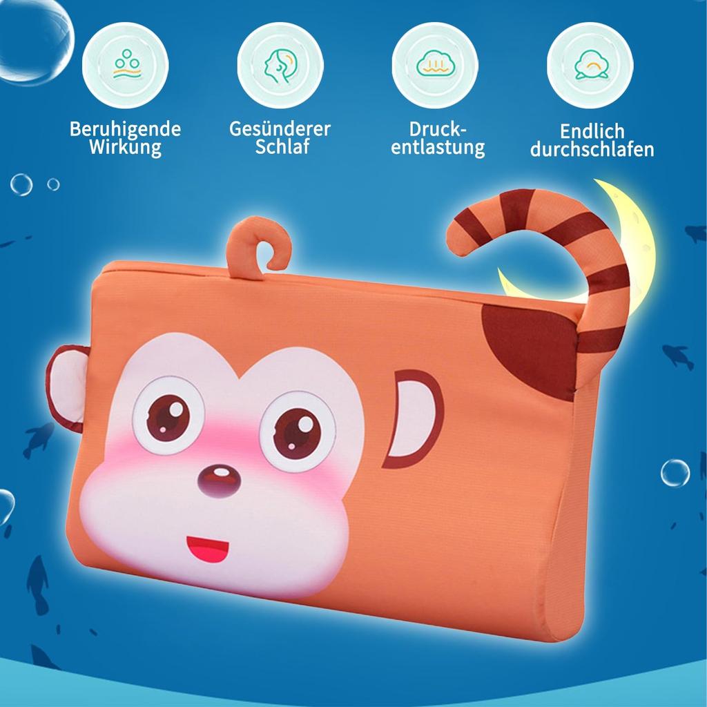 Calmlye Pillow, The Children's Pillow For Better And Healthier Sleep, Kids Cushion, Ergonomic, Breathable And Skin-friendly