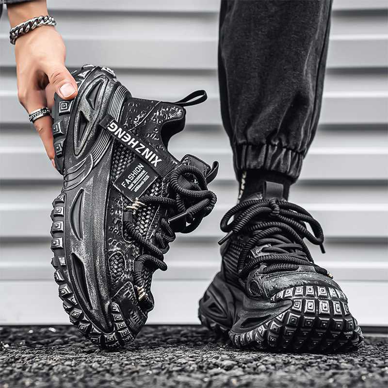 Shoes autumn new outdoor leisure sports wear-resistant youth platform dad shoes