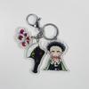 Брелок для ключей Аниме Клинок, рассекающий демонов Акриловый брелок Меч Танджиро Косплей Аксессуары Подарок