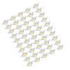 50PCS Aluminum High Power LED Beads 110LM/W DIY Lighting Fixtures  Floodlight Replacement