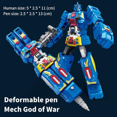 Figura de acción de Transformers 2 en 1, juguete de pluma deformable, robot de deformación, modelo de juguete para niños, regalos de cumpleaños