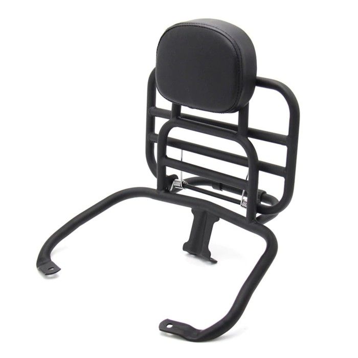 Portapacchi pieghevole per Vespa GTS 300 / 250 / 125 08-22 posteriore nero