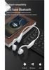 Top-Selling Bone Conduction Sports Bluetooth Earphones with Ear-Hook, Air Conduction, Deep Bass, Digital Display, and MP3 Memory Card Slot