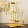 Luxury Jewelry Display Rack Transparent Acrylic Bracelet Stand Counter Jewelry Displays Holder Household Necklaces Storage Shelf
