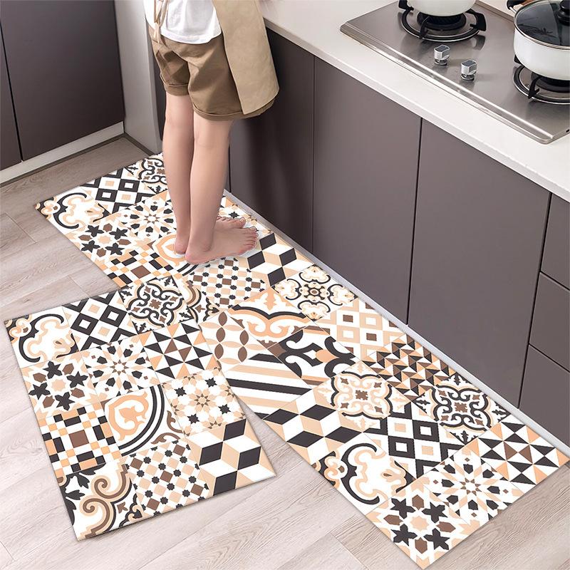 

Богемний Етнічний Стиль Кухонний Килимок для Підлоги Приліжковий Килим Довгий Килим Килимок для Ніг біля Вхідних Дверей 40 * 60Cm