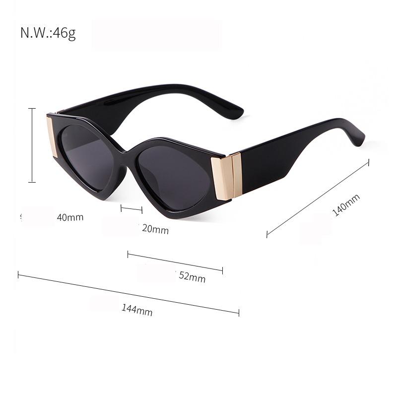 Retro Leopard Oversized Cat Eye Sunglasses Women Men Luxury Brand Designer Vintage Big Frame Oval Punk Sun Glasses UV400 S2205J