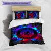 Set Biancheria da Letto Rangers FC Stampato 3 Pezzi Copripiumino Traspirante con Federe Biancheria da Letto Decorativa per Camera da Letto Casa