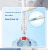 Flushable Japanese Toilet Brush with Dissolvable Head & Built-in Cleaner - Wall-Mounted Home Essential