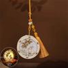 Luminous Wooden Mooncake Lantern Handmade Glow Festival Decor Pendant  Chinese New Year
